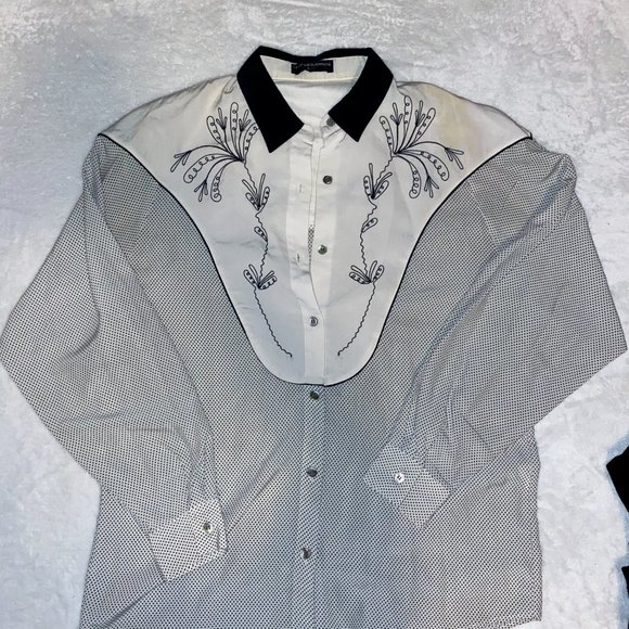 Vintage Western Button Down Blouse - Picture 4 of 4